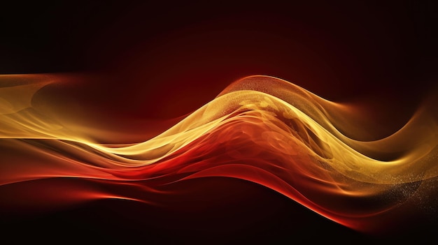 Un fondo de fuego rojo y amarillo con un diseño de onda.
