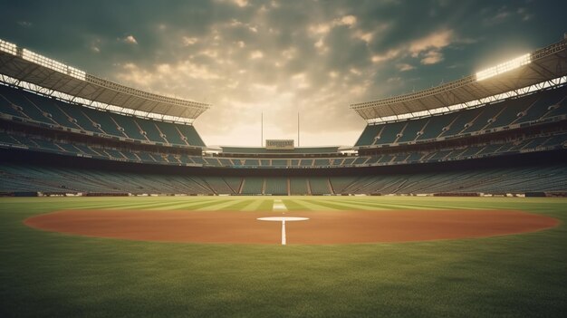 Foto fondo de fútbol del estadio de fútbol