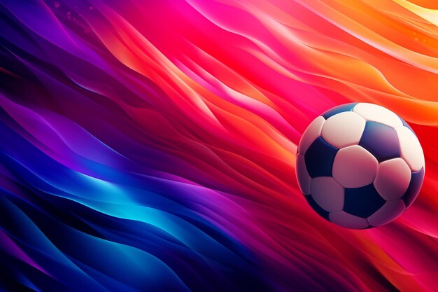 fondo de fútbol de gradiente vectorial abstracto