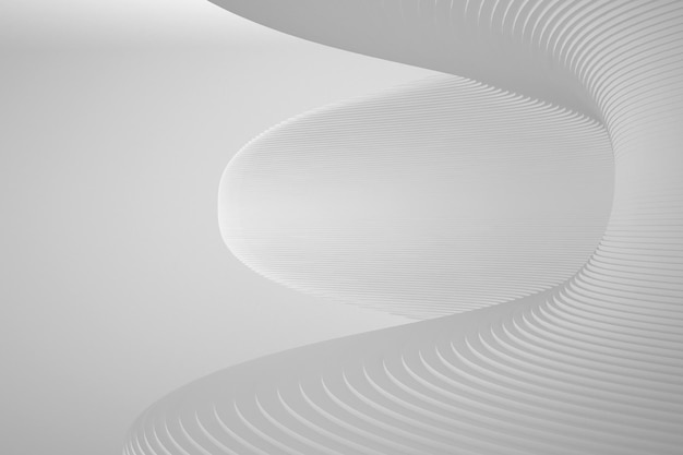 Fondo de futurismo 3d blanco