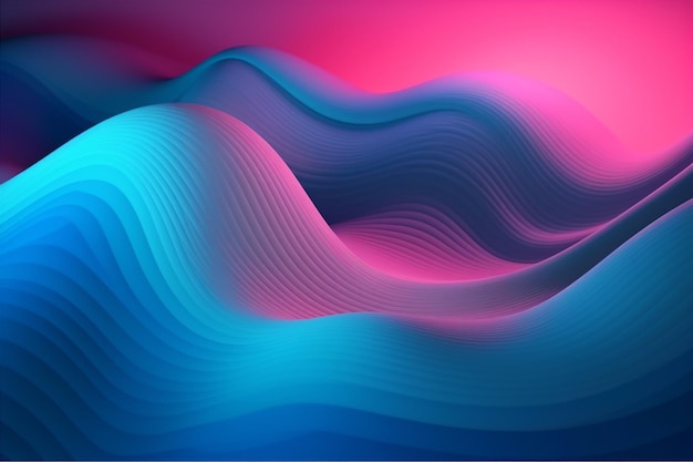 Fondo futurista abstracto decorativo dinámico creativo brillante colorido degradado diseño color patrón IA generativa