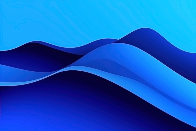 Fondo futurista azul minimalista abstracto Ai generado