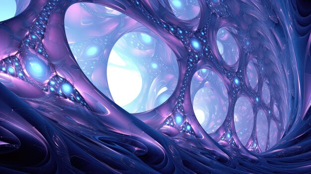 Fondo futurista fractal geométrico