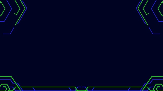 fondo futurista verde y azul