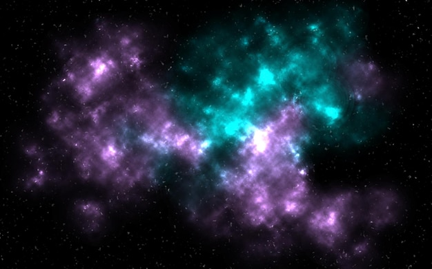 fondo de galaxia colorido para aplicaciones web y móviles