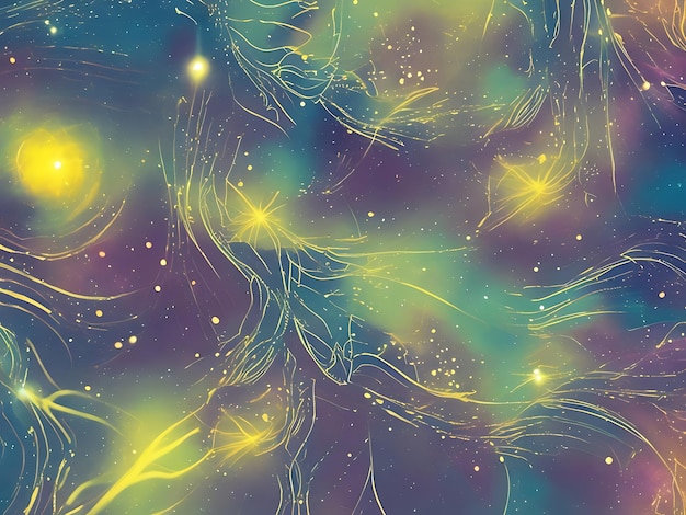un fondo de galaxia colorido con estrellas y fondos de pantalla geniales de galaxias de nebulosa