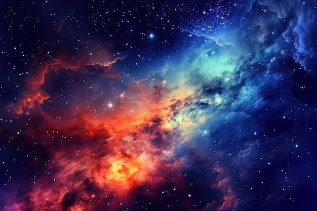 Fondo de galaxia espacial