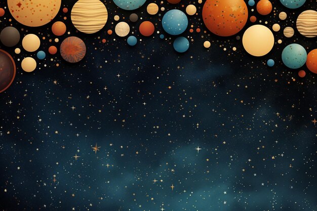 Foto fondo de galaxia de estilo papel con cohete