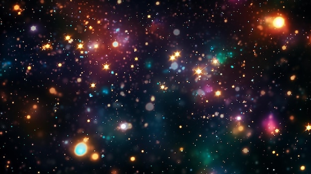 Fondo de galaxia Fondo de pantalla HD 8K Imagen fotográfica de stock