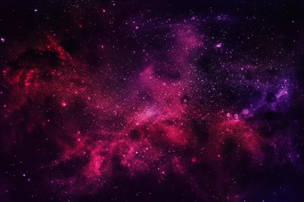 Fondo de galaxia rosa con fondo morado.