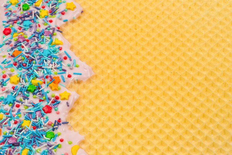 Foto fondo de galleta dulce con crema