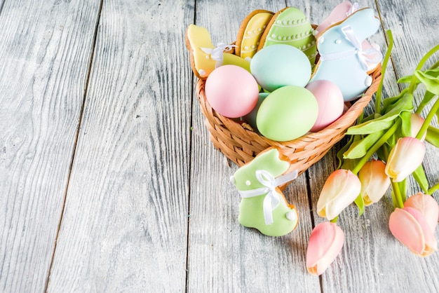 Fondo de galletas de Pascua