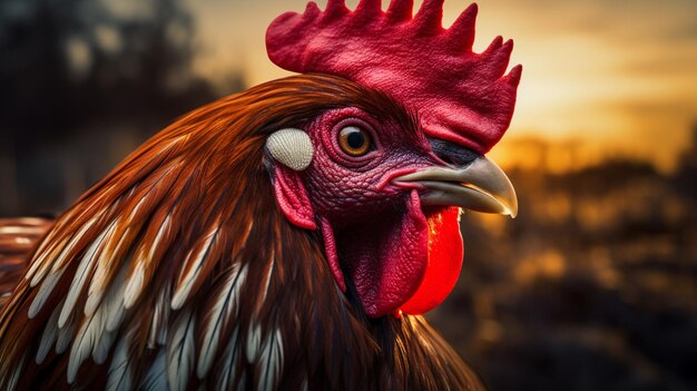 Foto fondo de gallina de alta calidad