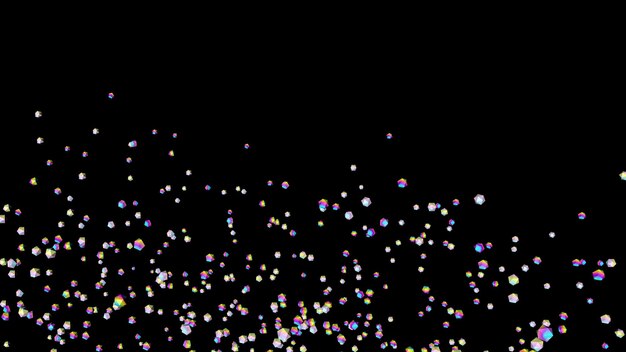 Fondo de gemas holográficas Ilustración 3d Fondo de pantalla abstracto de diamantes de imitación Pirámides multicolores del arco iris Cristales Diamantes Joyería Moda Fondo de formas geométricas simples