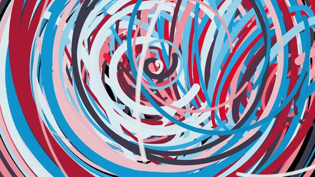 Fondo generado por computadora de líneas coloridas rápidas caóticas abstractas 3d render telón de fondo