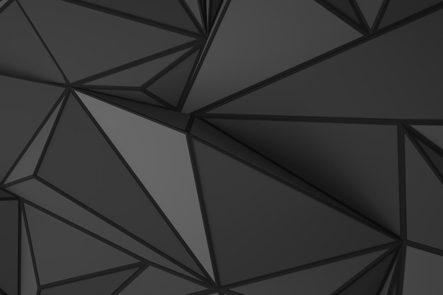 Fondo de geometría mínima monocromo oscuro