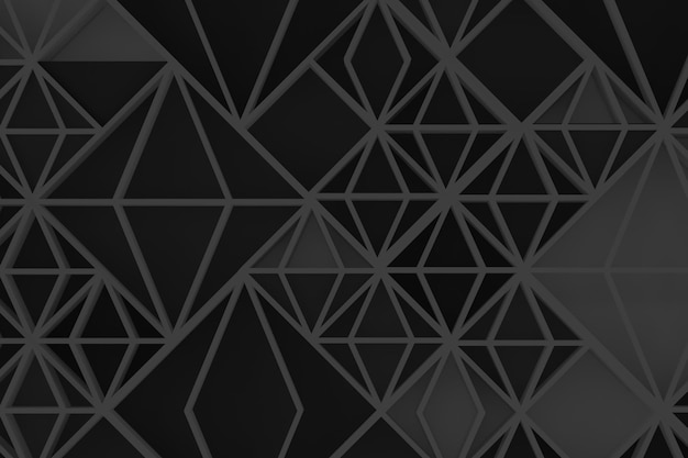 Fondo de geometría mínima monocromo oscuro