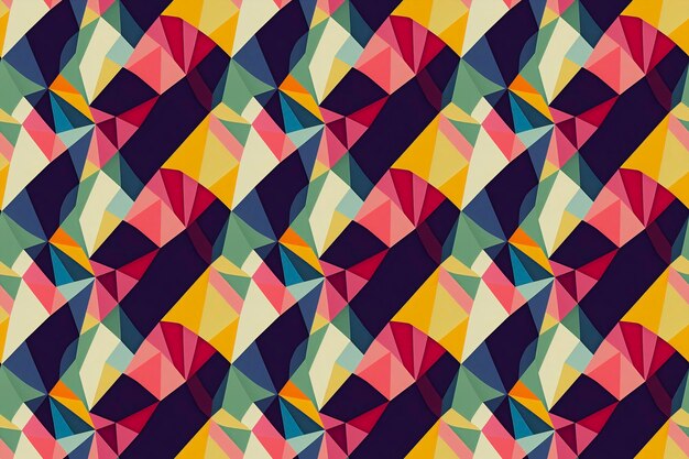 Fondo geométrico abstracto y colorido