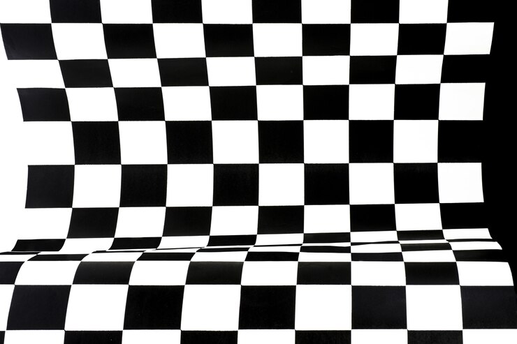 Foto fondo geométrico abstracto de figuras en blanco y negro
