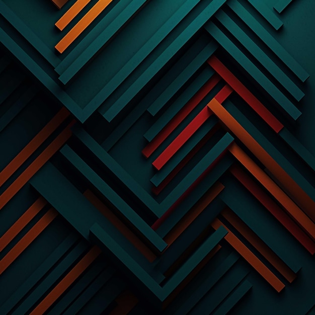 Fondo geométrico abstracto con líneas superpuestas Ilustración vectorial