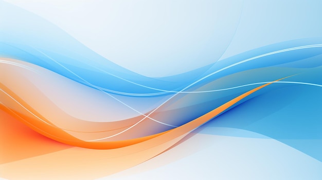 Un fondo geométrico abstracto naranja y azul