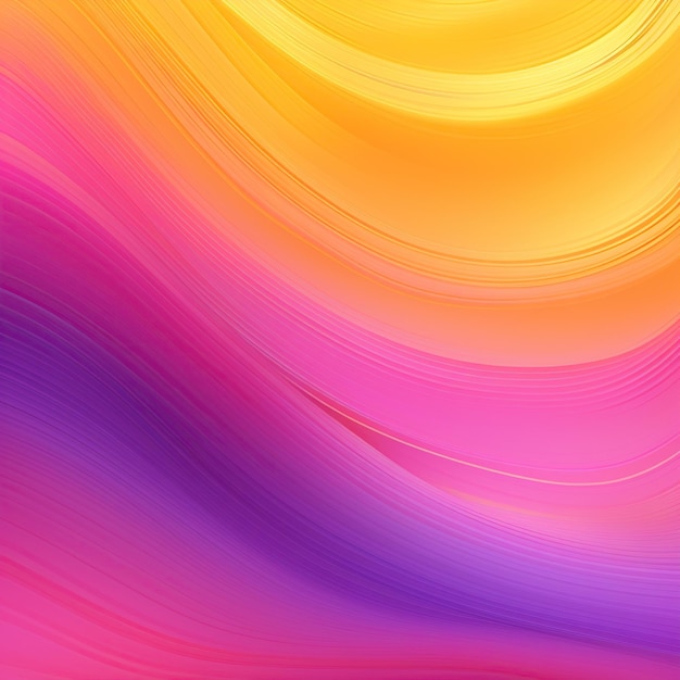 Fondo geométrico abstracto con ondas gradiente suave de rosa y amarillo Papel de pared de protector de pantalla de escritorio para impresión de teléfonos inteligentes