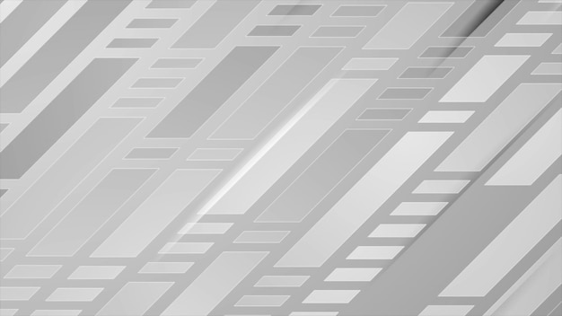 Fondo geométrico abstracto tecnología gris