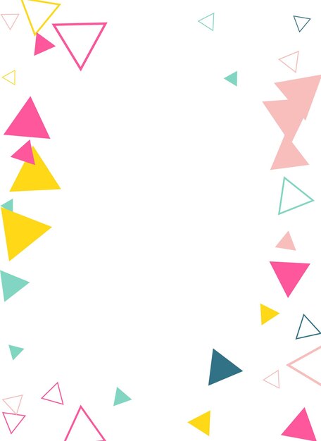 Fondo geométrico de color con triángulos Ilustración vectorial EPS 10