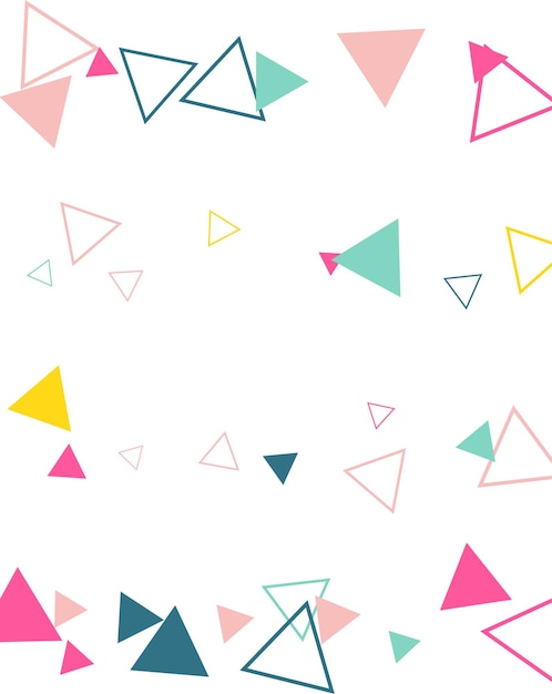 Fondo geométrico de color con triángulos Ilustración vectorial EPS 10