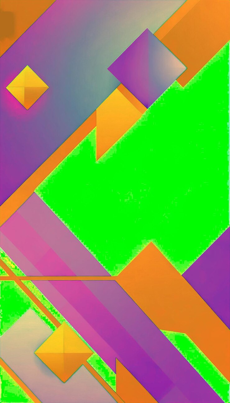 Foto fondo geométrico con formas de colores