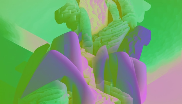 Fondo geométrico futurista abstracto