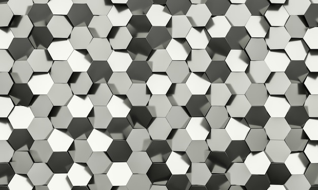 Fondo geométrico hexagonal