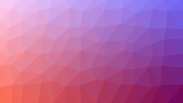 Fondo geométrico morado y naranja con forma de triángulo.