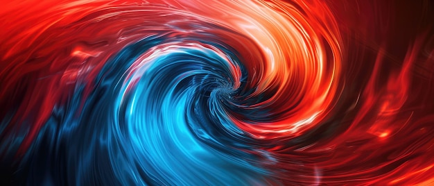 Foto fondo giratorio abstracto dinámico rojo y azul