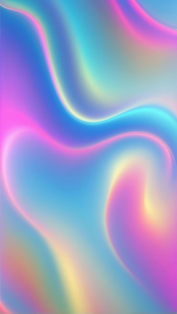 Un fondo giratorio de gradiente colorido con un arco iris de colores
