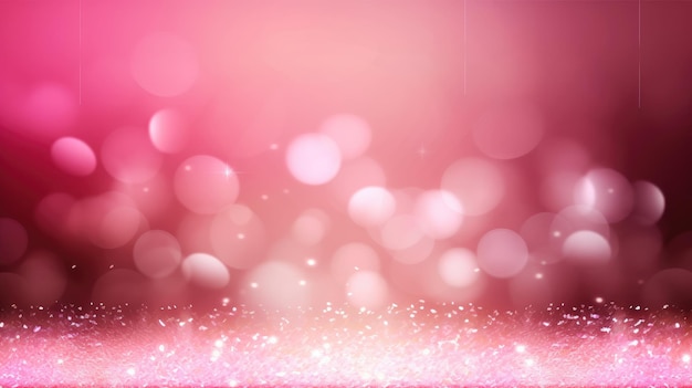 Un fondo glamoroso de bokeh rosa perfecto para premios y celebraciones IA generativa