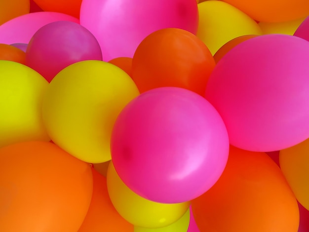 Fondo de globos de colores