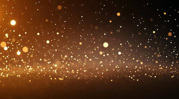 El fondo de Golden Sparkle Bokeh