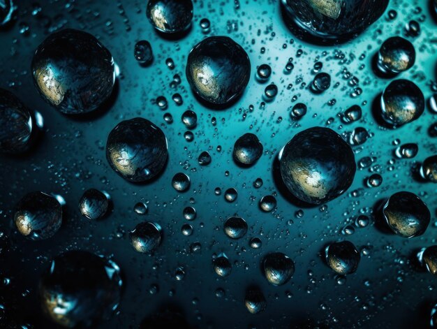 Fondo de gotas de agua creado con tecnología de IA generativa