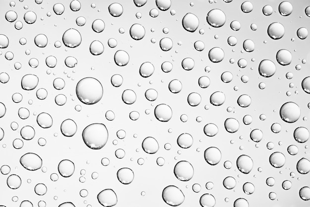 Fondo de gotas y burbujas de agua