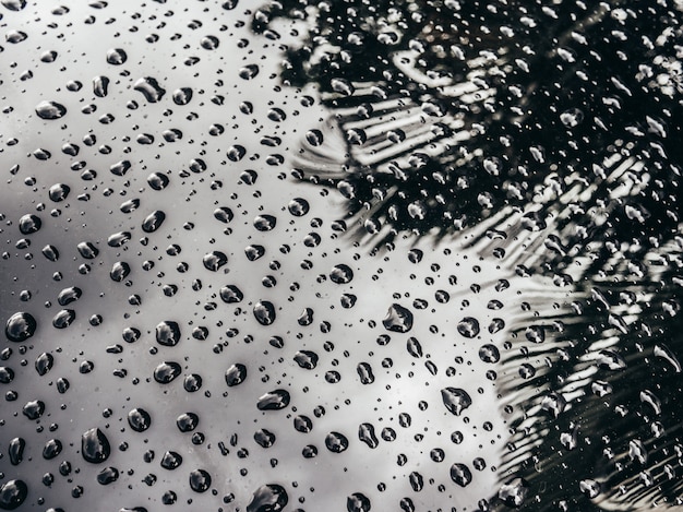 Fondo de gotas de lluvia.