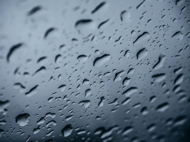 Fondo de gotas de lluvia.