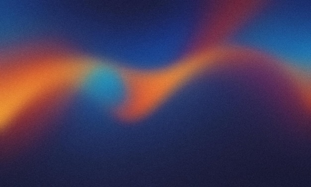 Fondo de gradiente abstracto azul y naranja vibrante