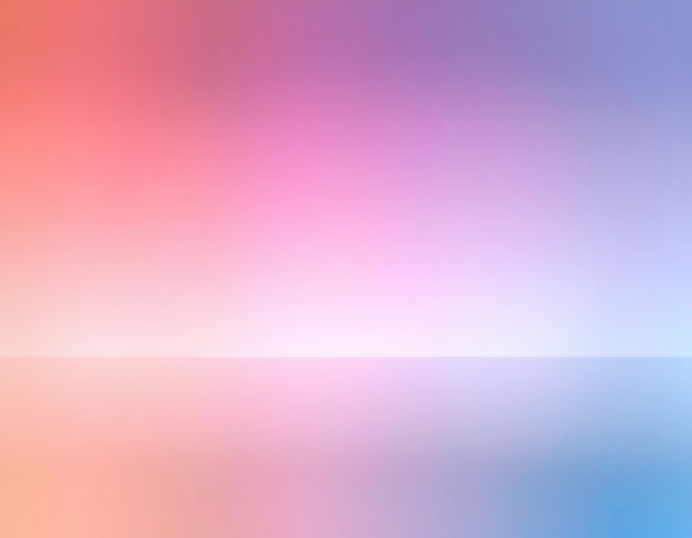 Fondo de gradiente abstracto con un esquema de colores rosa y azul suave