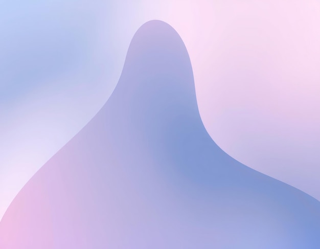 Fondo de gradiente abstracto con una onda azul y púrpura en el medio