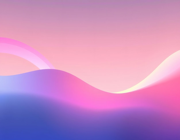 Fondo de gradiente abstracto con suaves tonos pastel de rosa y púrpura