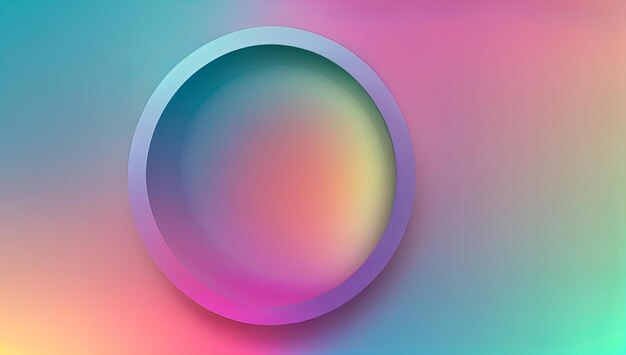 Con fondo de gradiente de arco iris vibrante