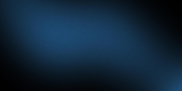 Fondo de gradiente azul oscuro de textura granulada con efecto viñeta