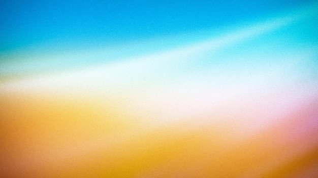 Un fondo de gradiente brillante con una mezcla de tonos amarillos azules y rosados suaves El diseño tiene una textura granulada suave que crea un efecto visual fresco y edificante