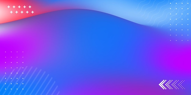 Fondo de gradiente dinámico con formas geométricas para presentaciones modernas